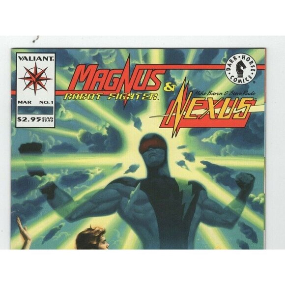 Vintage Dark Horse Magnus Robot Fighter & Nexus #1 Comic Book 93 Mike Baron - Picture 4 of 10
